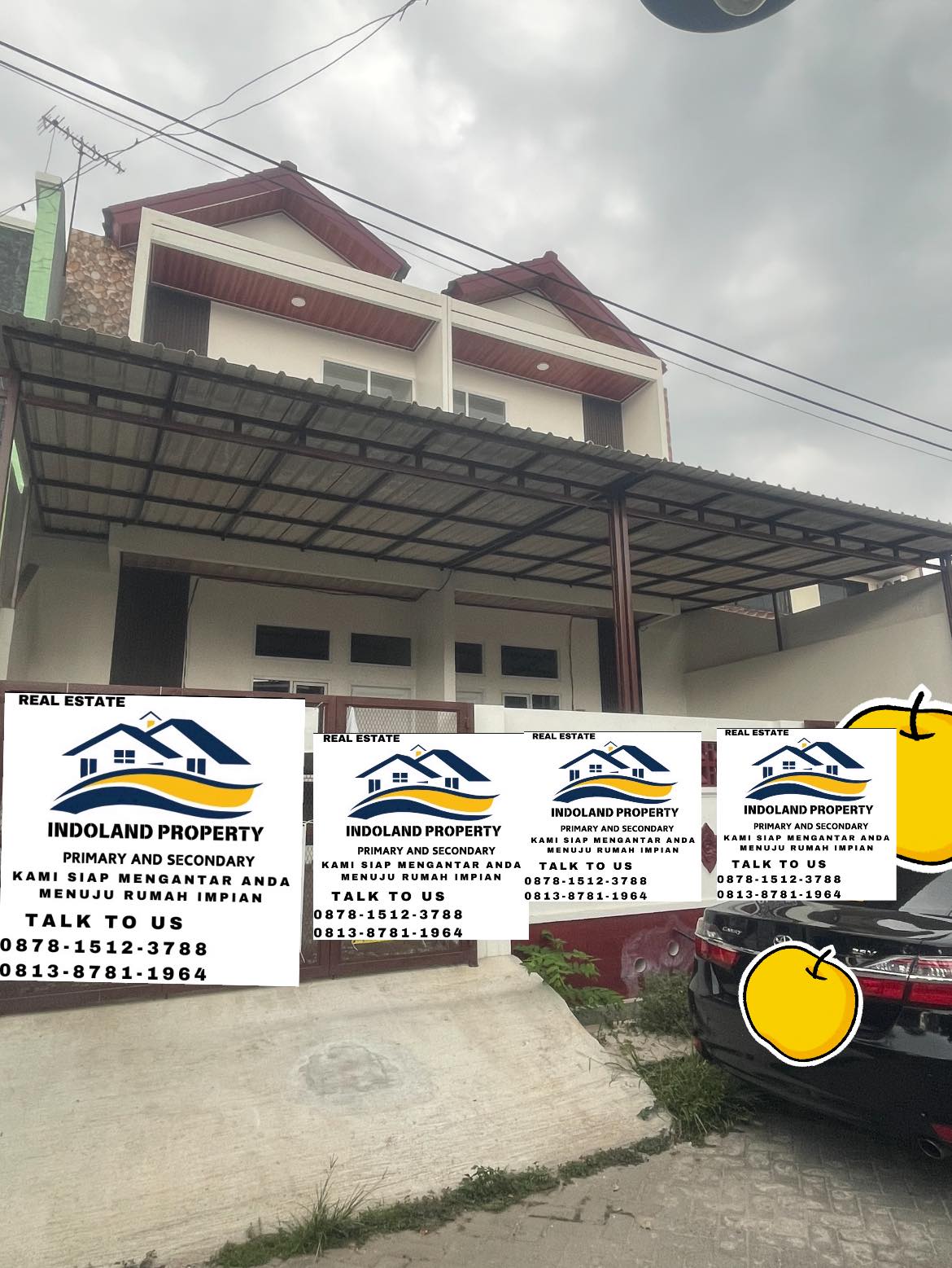 RUMAH KEMBAR 2 LANTAI DI HARAPAN INDAH