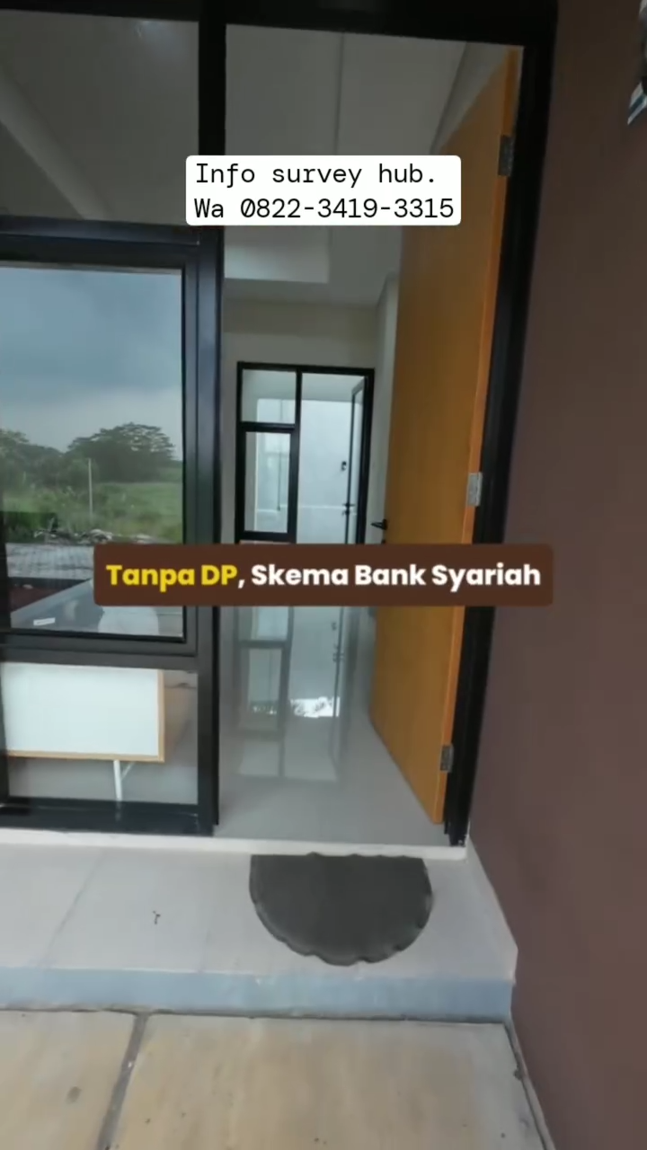 Rumah Scandinavian akses stasiun Bojonggede Bogor bisa kpr