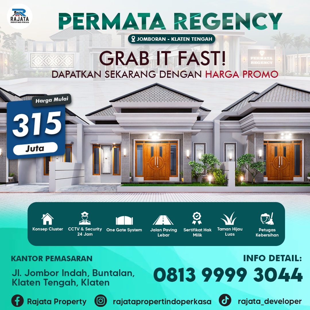 Permata Regency Jomboran - Murah bisa KPR