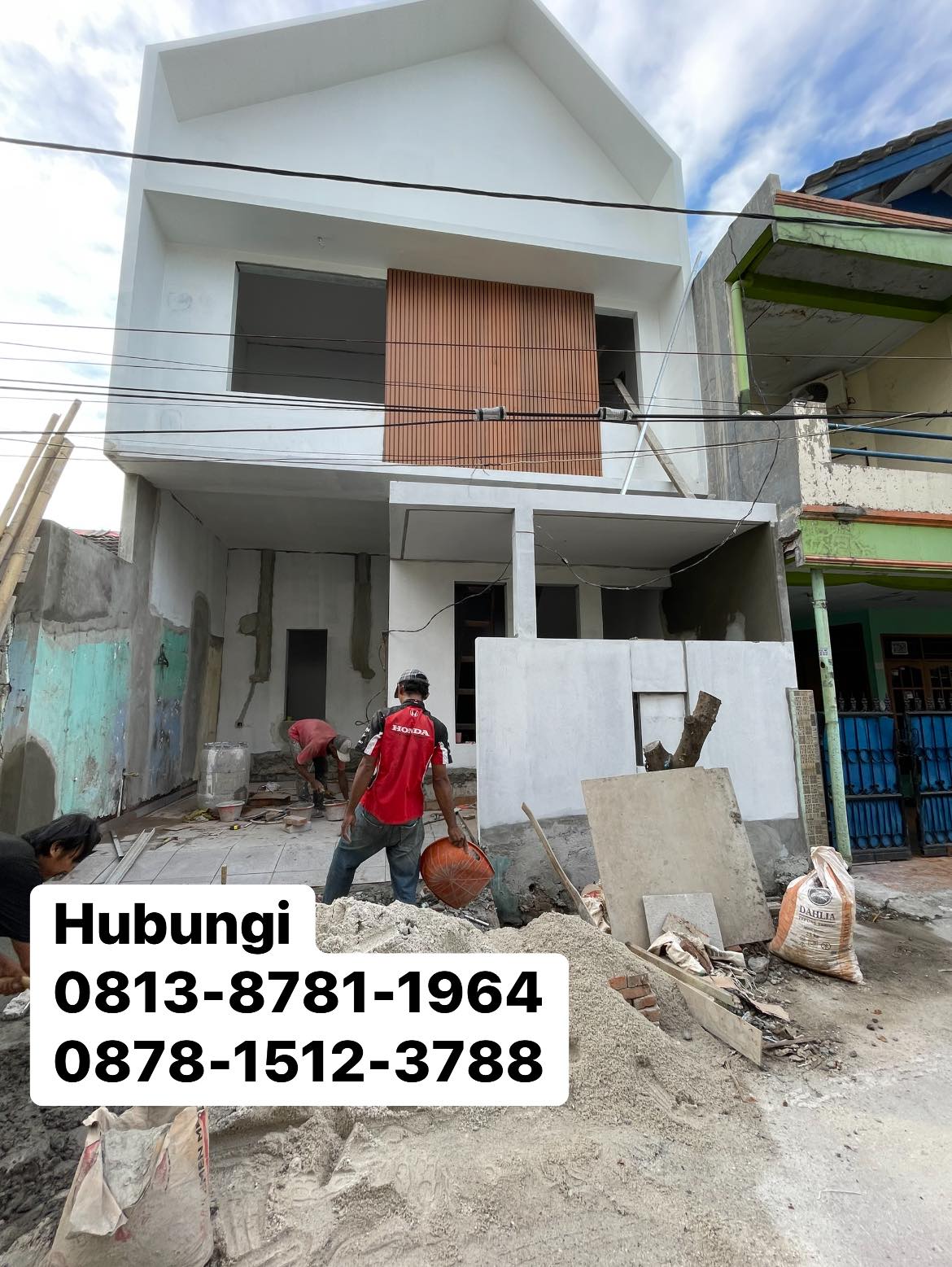 Rumah Tahap Finishing Di Pondok Ungu Permai Lokasi Depan