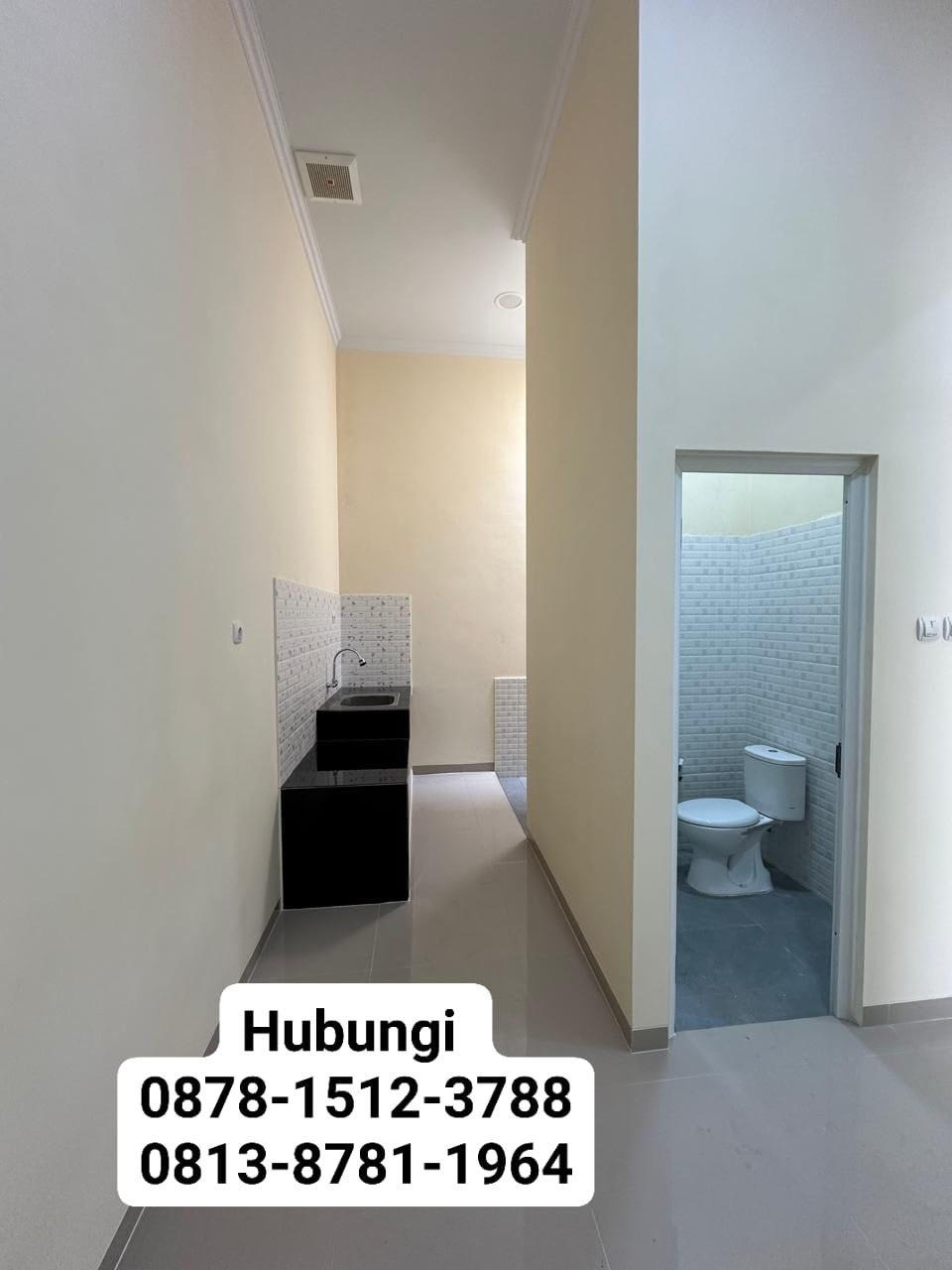 *DIJUAL Rumah 1 lantai (Konstruksi untuk 2lt) di Perumahan Vila