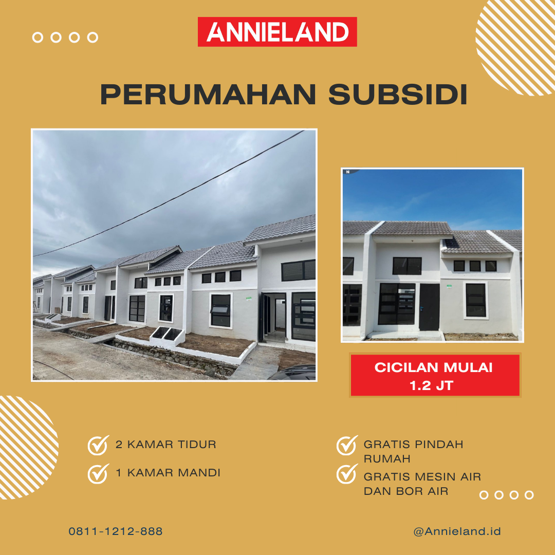 2JT DAPAT RUMAH SUBSIDI KPR TERMURAH