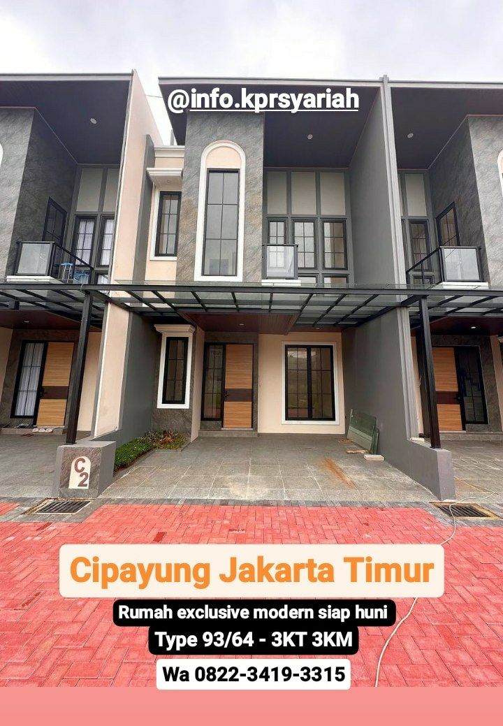 Rumah exclusive modern siap huni di Cipayung Jakarta Timur