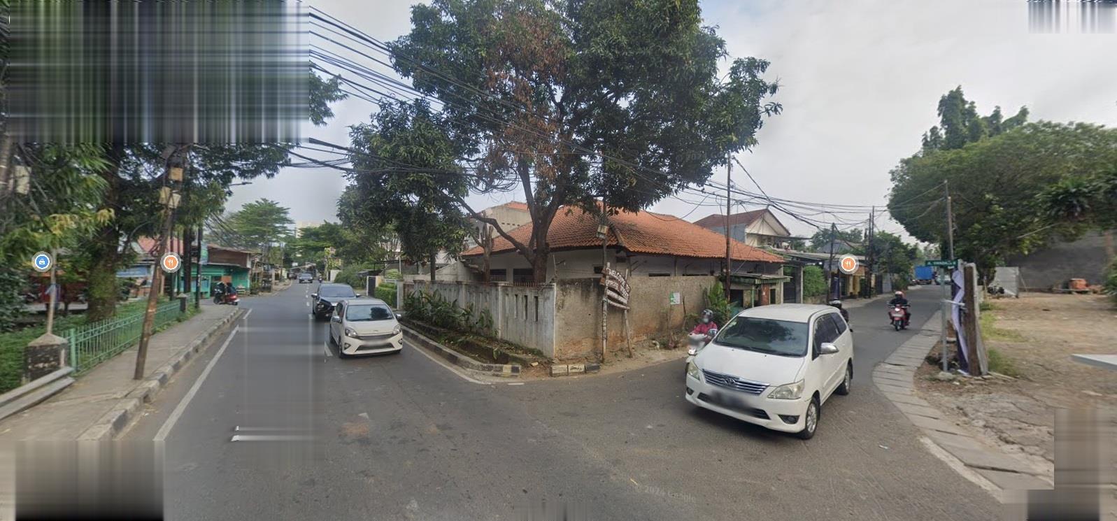 Dijual tanah hook izin 4 lantai di Tanjung Barat, Jagakarsa