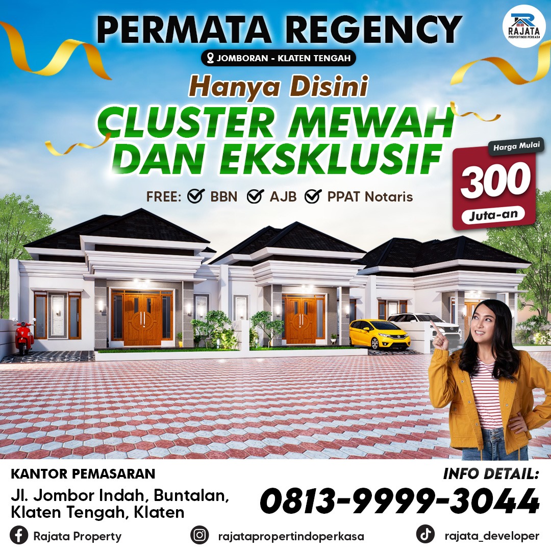 PERMATA REGENCY - Hunian Mewah bisa KPR di Klaten