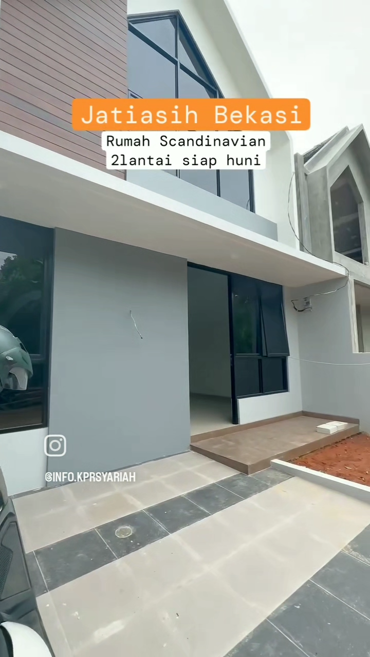 Rumah Scandinavian 2lantai siap huni Jatiasih Bekasi