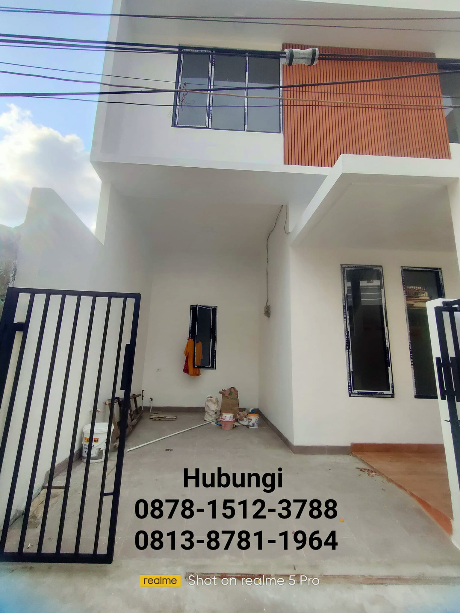 Rumah Tahap Finishing Di Pondok Ungu Permai Lokasi Depan