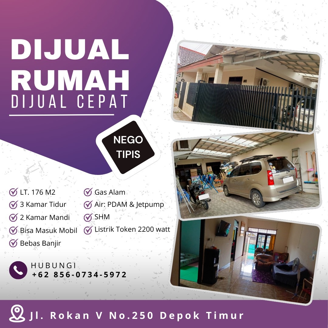 RUMAH DI JUAL CEPAT