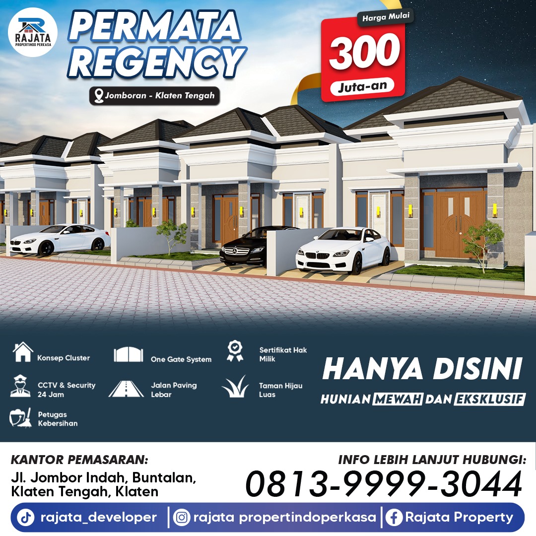 Rumah Mewah Permata Regency - Murah bisa KPR