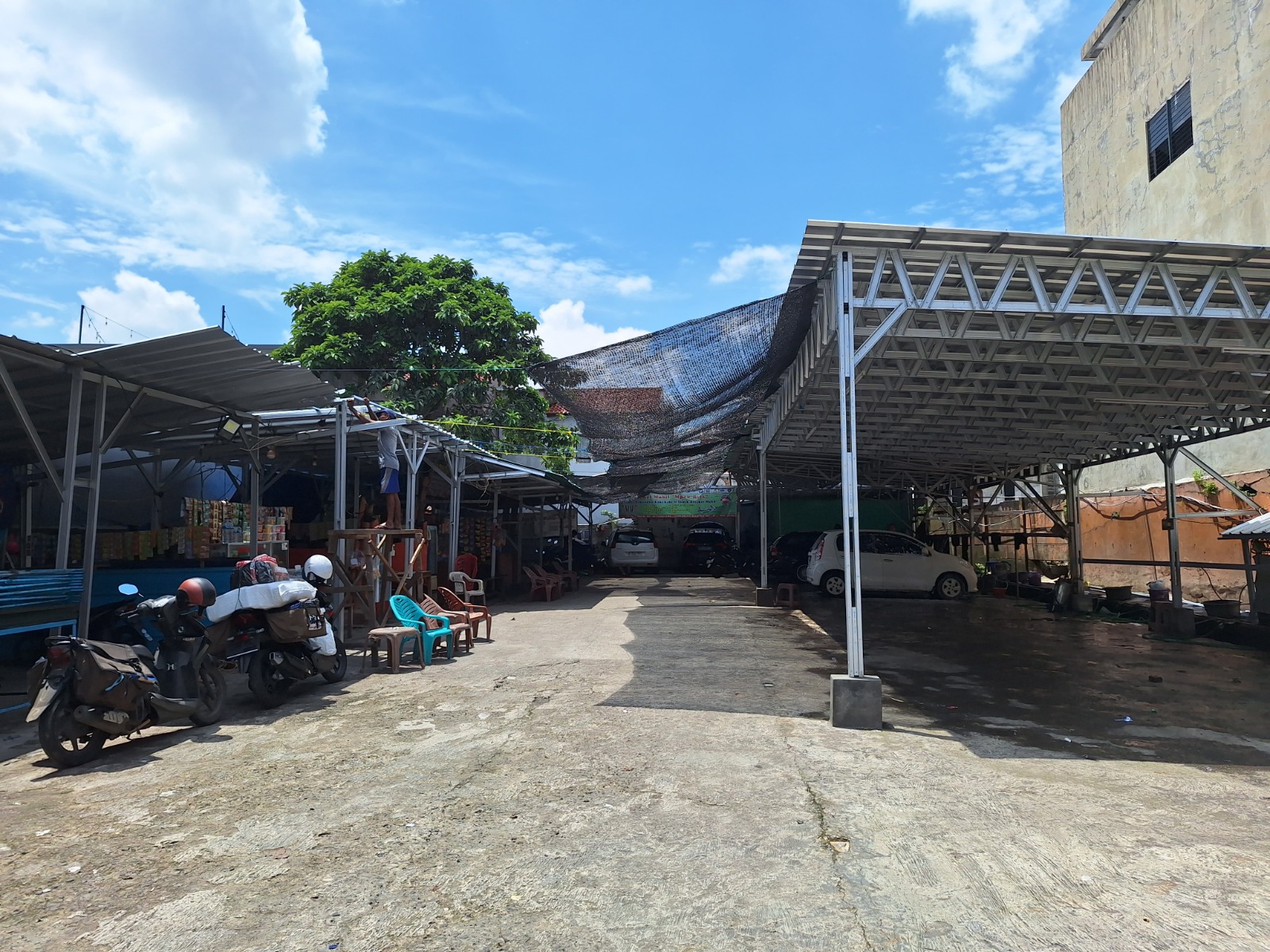 Tanah uk 12x42, pinggir jalan raya area Pamulang, Lokasi Super S