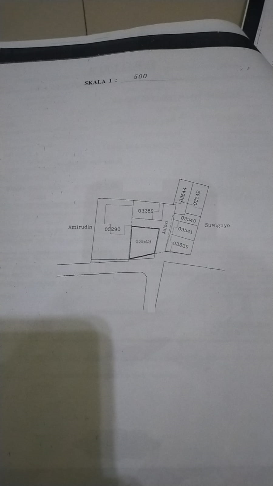 Di jual rumah 2 lantai di area jl. H Basir, Pondok Kacang