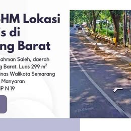 Tanah Nempel Jalan Raya Manyaran Jual Cepat Dekat Swalayan Ramai