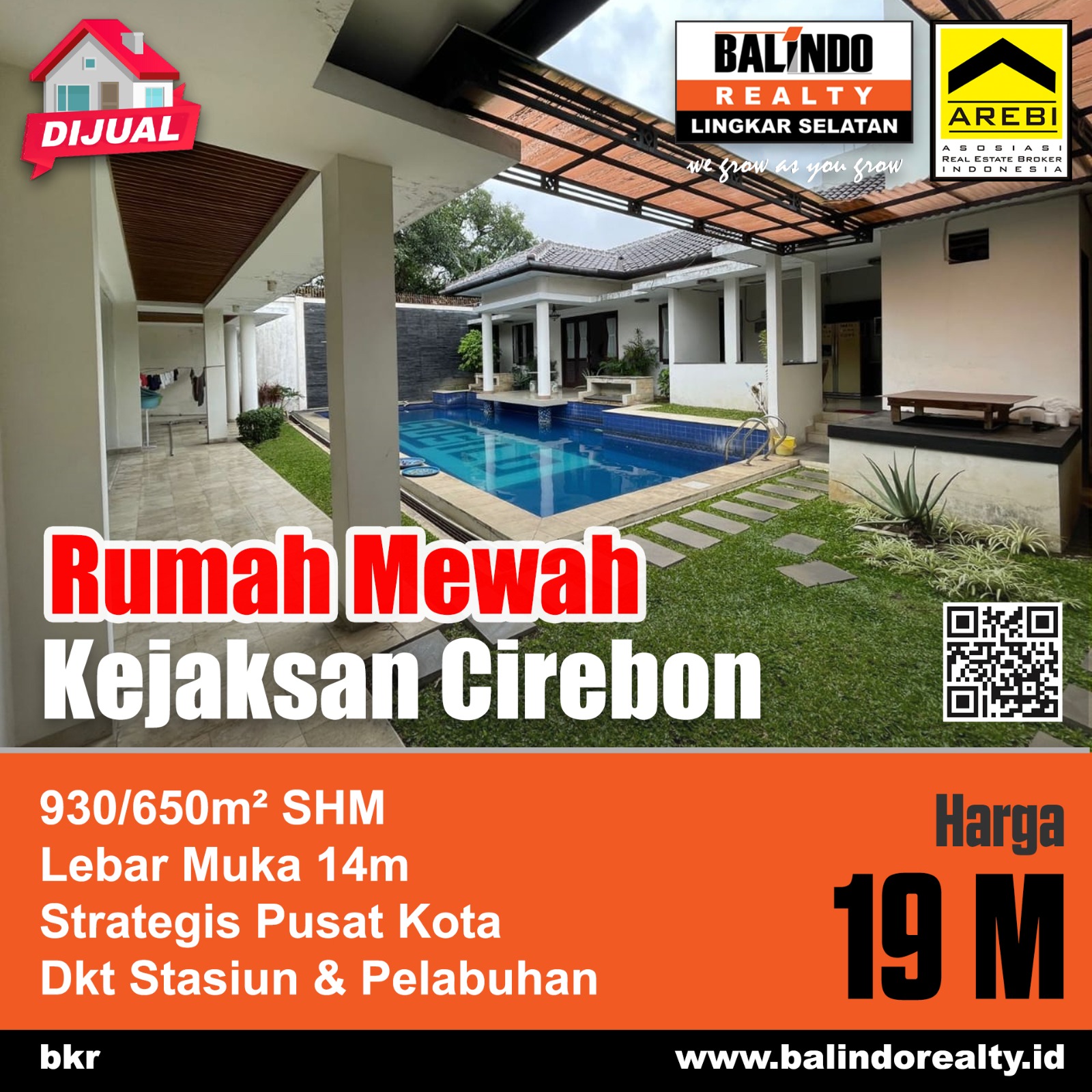 Dijual Rumah Strategis Pusat Kota di Kejaksan Cirebon