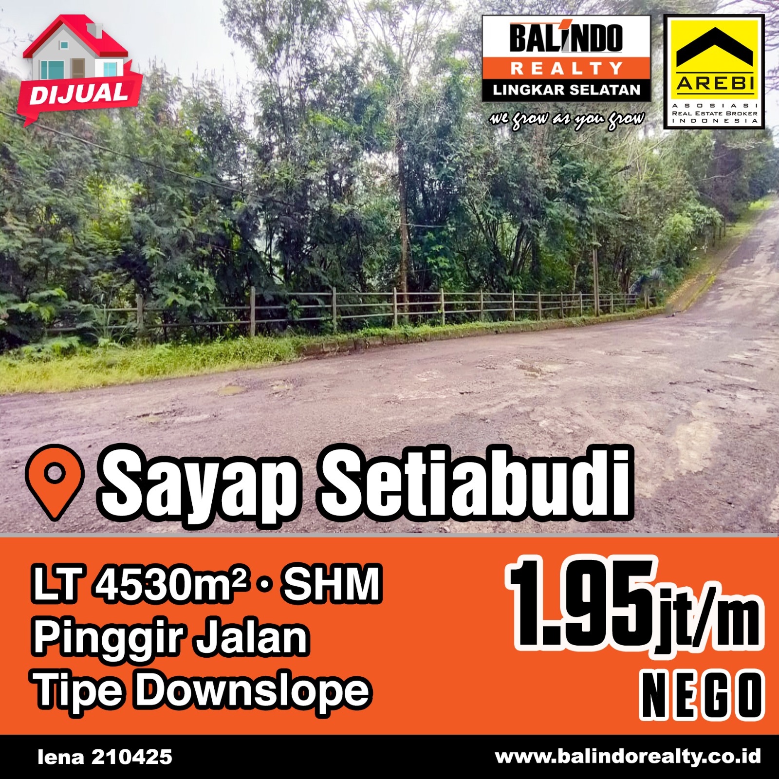 Dijual Tanah Strategis di Komplek Eldorado