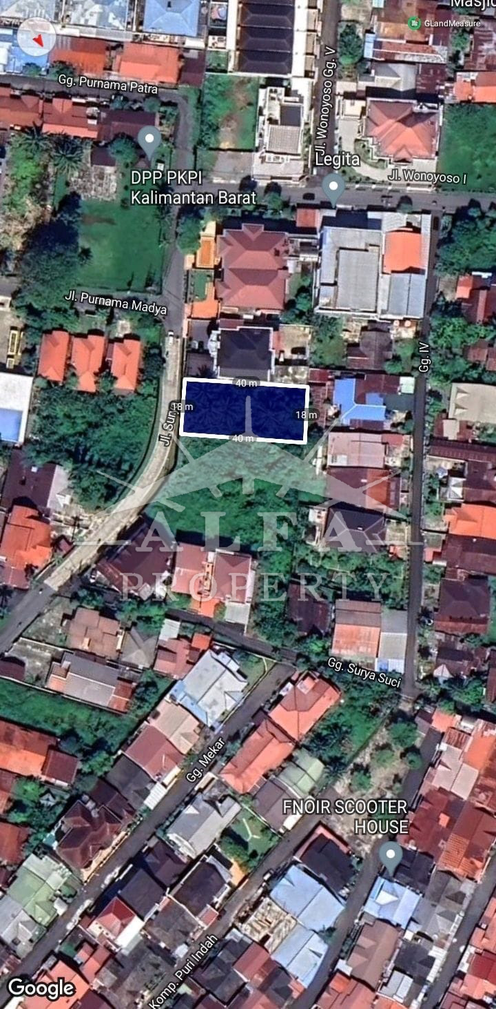Disewakan DIjual Tanah Surya Pontianak