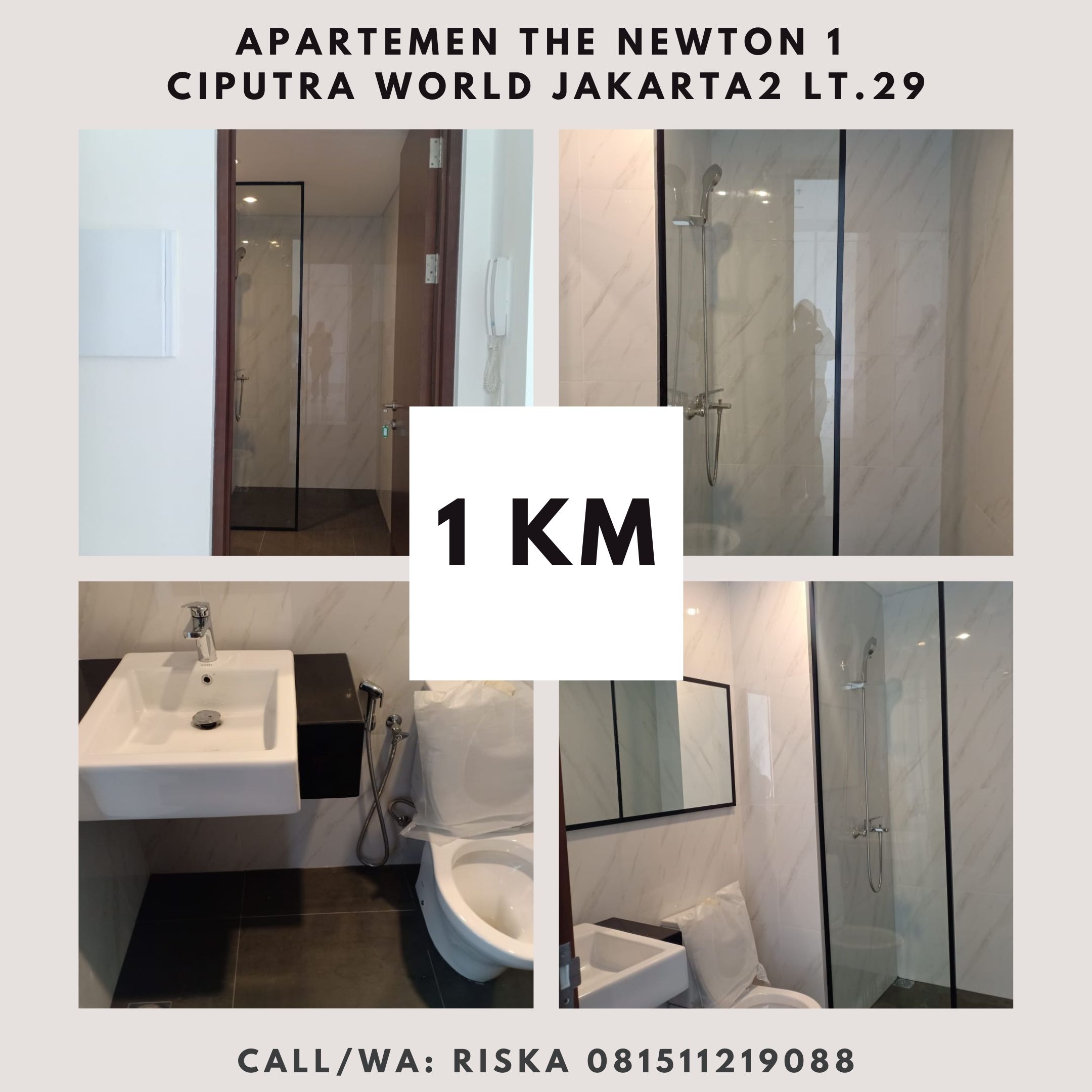 Dijual Brand New The Newton 1 Ciputra World Jkt Lt 29 Unit 20