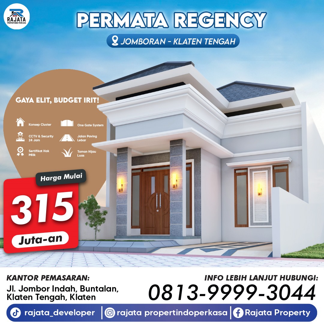 Rumah di Permata Regency Jomboran Lokasi Strategis