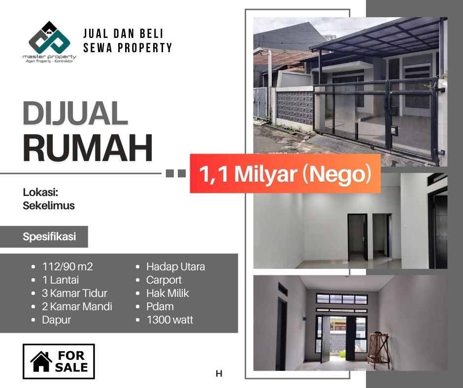 Jual cepat rumah strategis di Jalan Sekelimus Batununggal