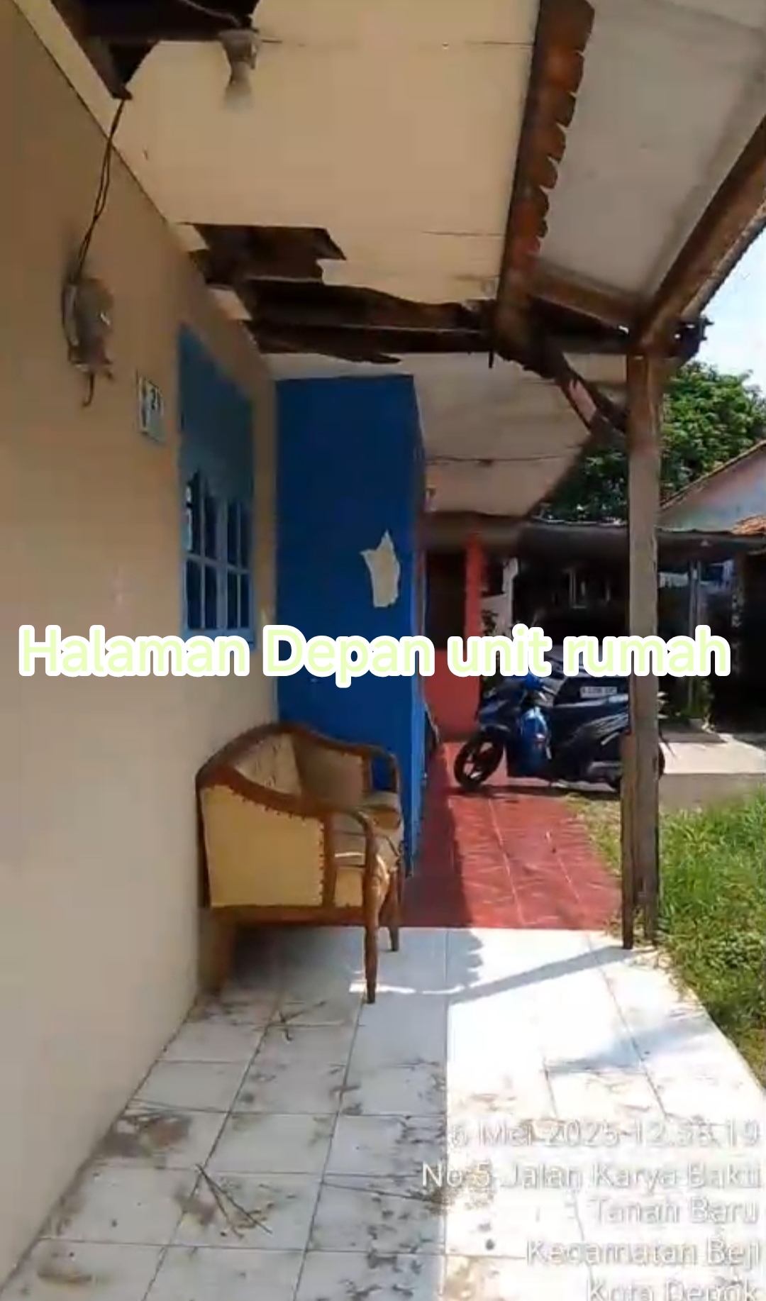 Dijual Rumah hitung harga tanah diwilayah Beji, Depok.
