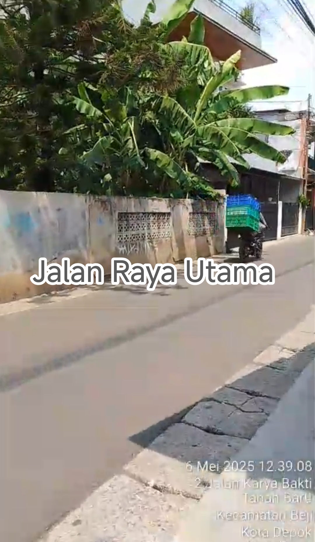 Dijual Rumah hitung harga tanah diwilayah Beji, Depok.
