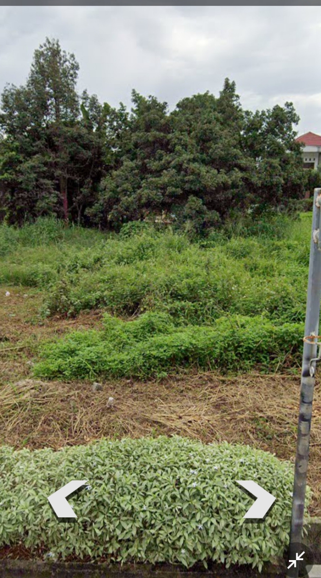 Tanah kavling BRI 327 m2 dalam cluster dan dekat Boulevard