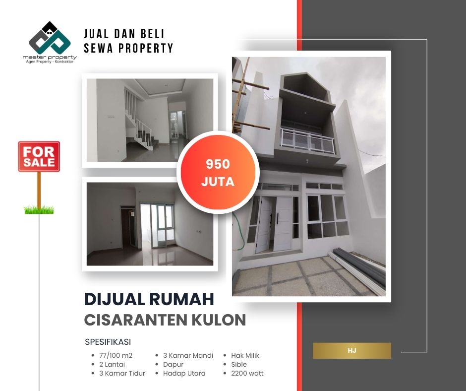 Jual 2 unit lagi rumah 2 lantai tipe Scandinavian di Arcamanik