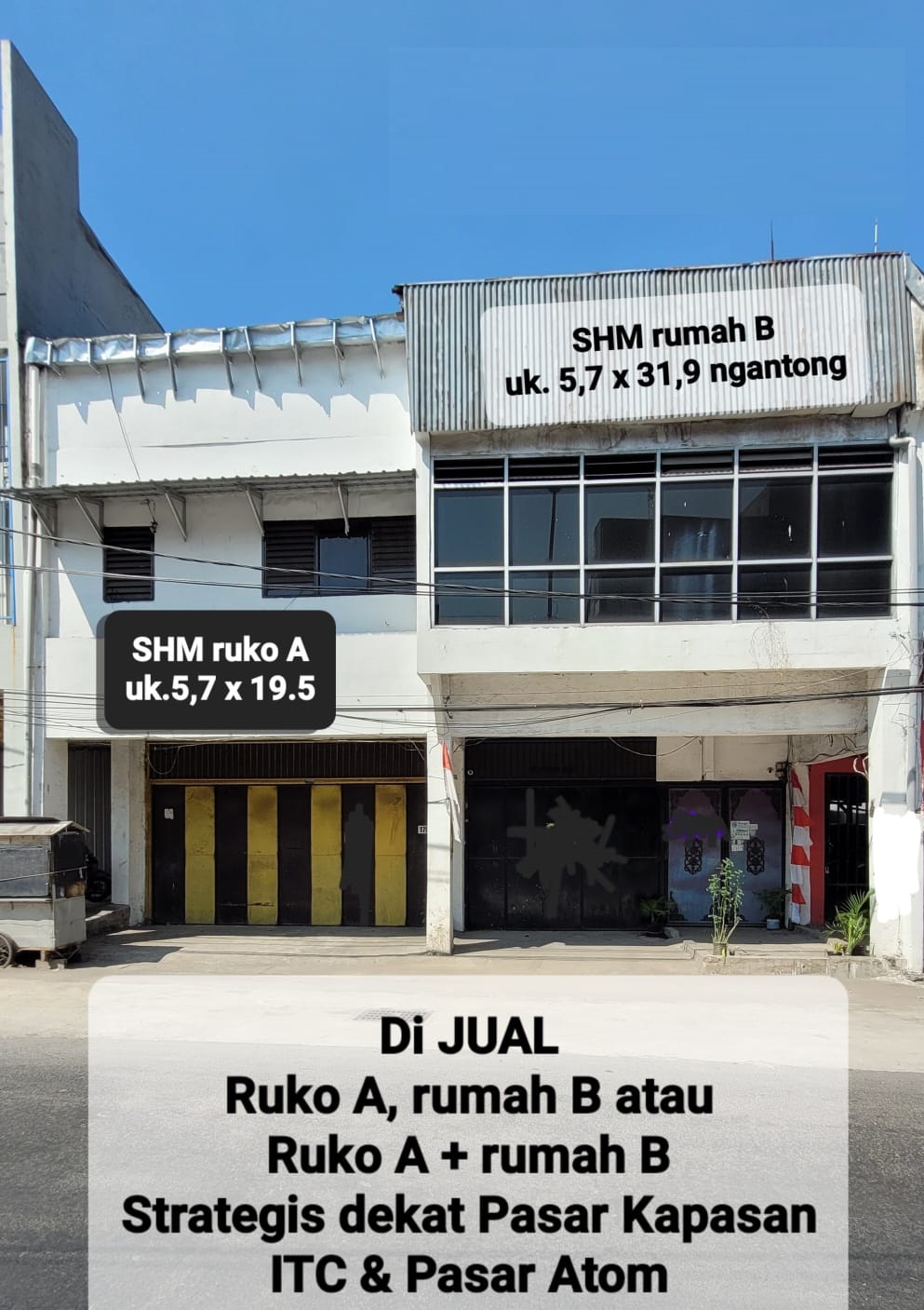ruko dijual kapasan surabaya