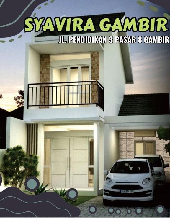rumah cantik 2 lantai harga promo diperumahan syariah ditembung