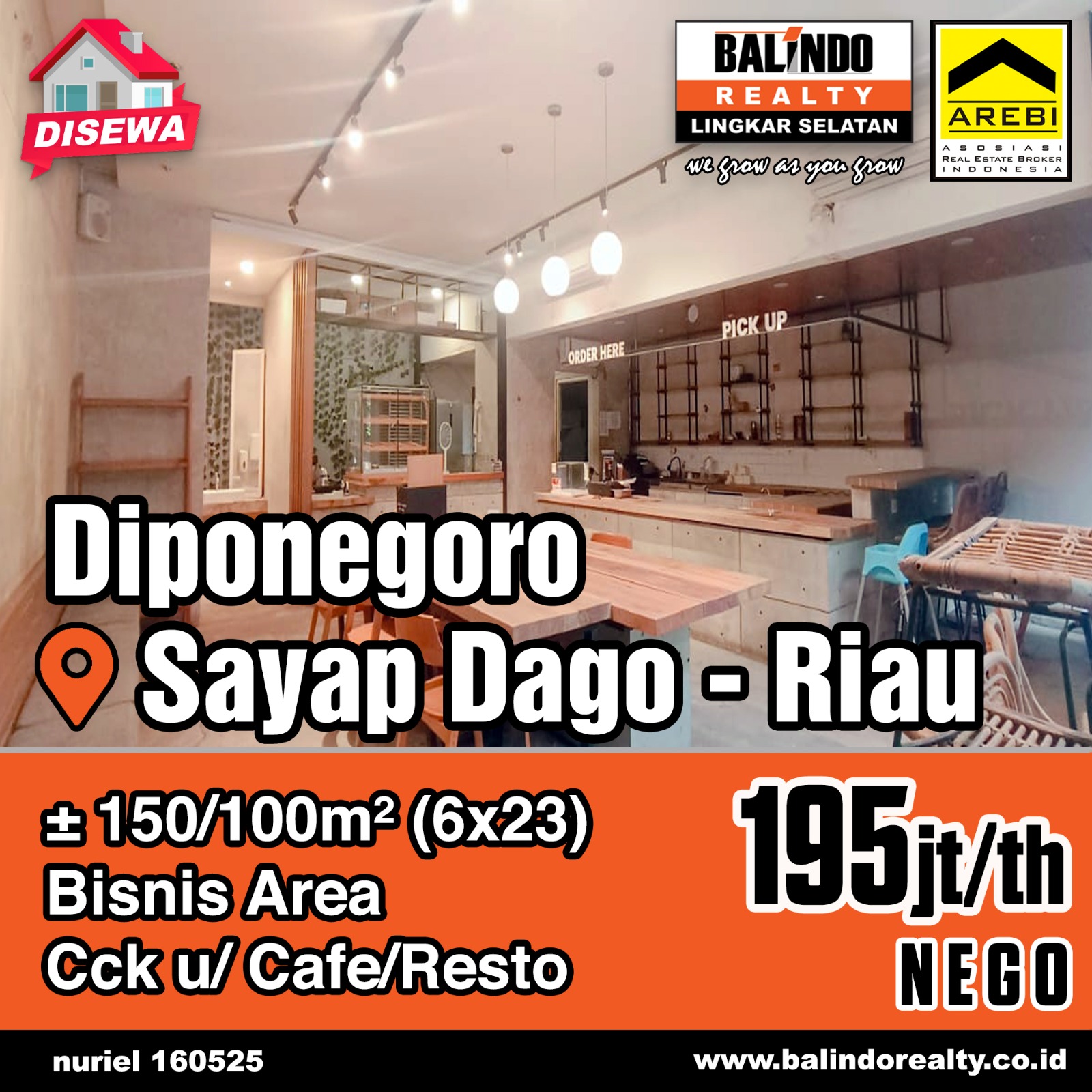 Disewakan Rumah Strategis Tengah Kota Bisnis Area di Sayap Dago