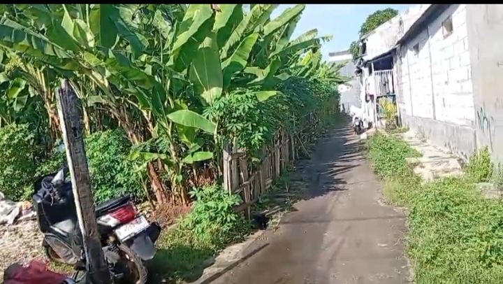 Tanah 800 m2 akses motor bisa Kerjasama bagus untuk cluster