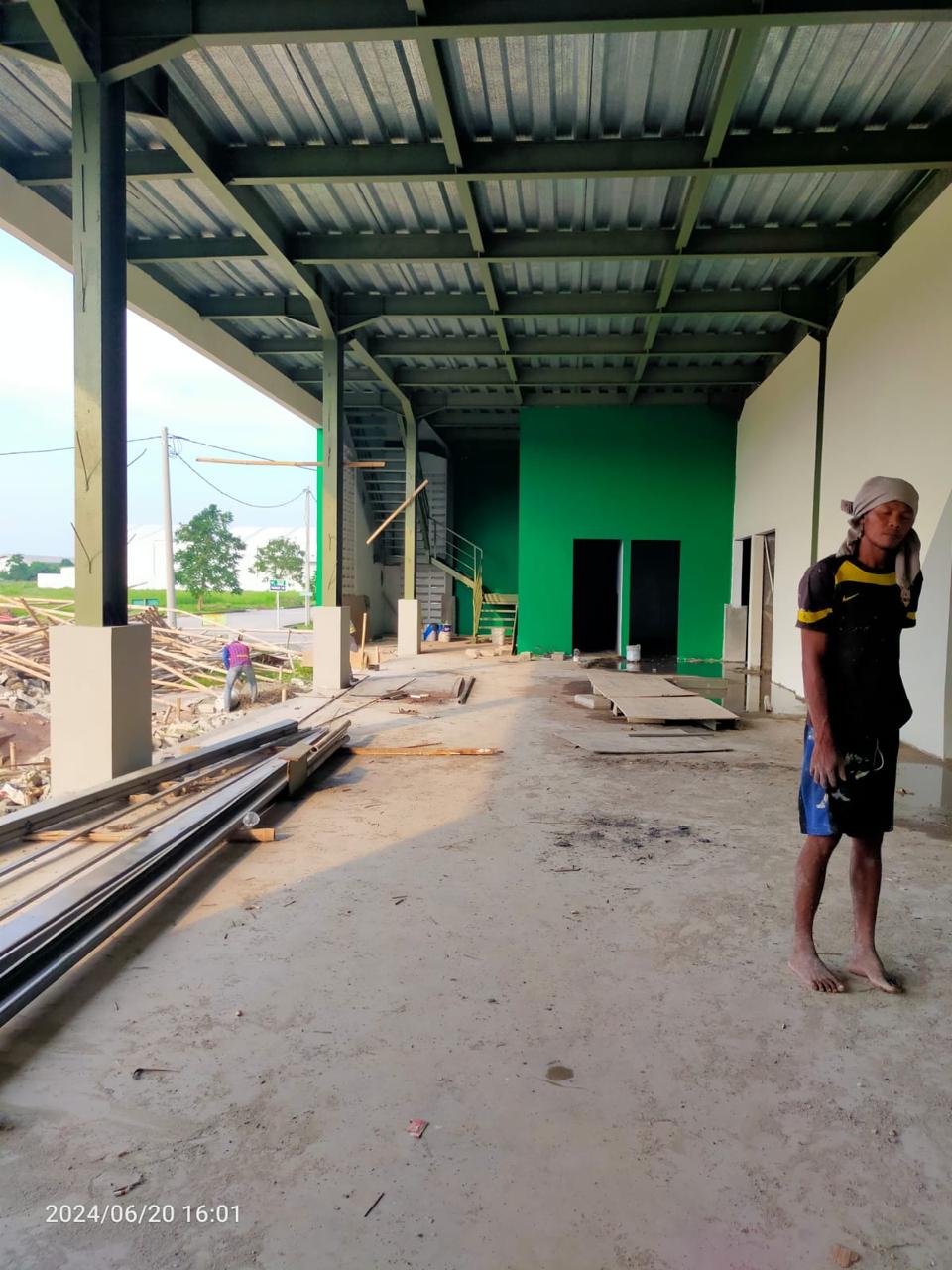 Dijual gudang luas di Komplek Pergudangan Laksana,  Pakuhaji