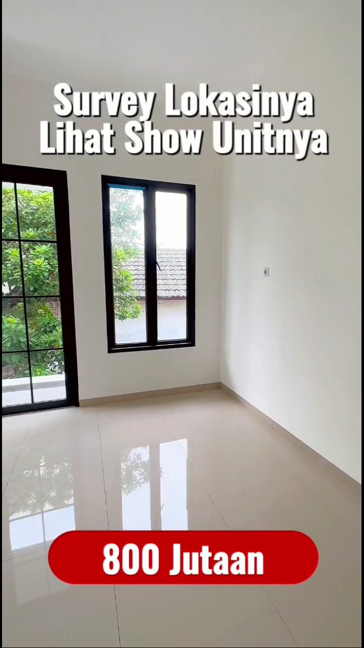 Rumah minimalis type 2lantai di Ciracas Jakarta Timur