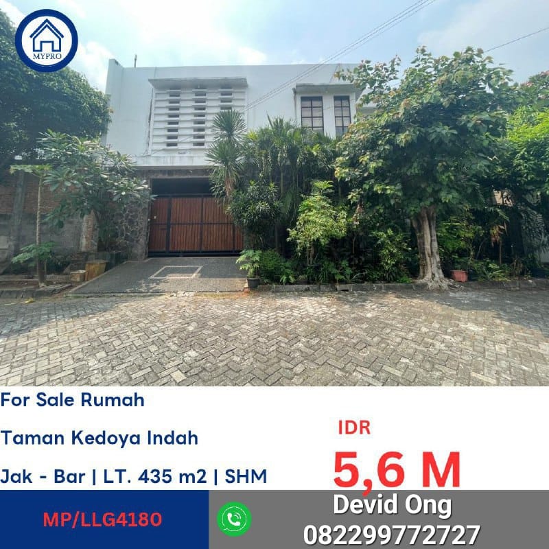 Dijual Rumah MURAH Taman Kedoya Indah di Jakarta Barat