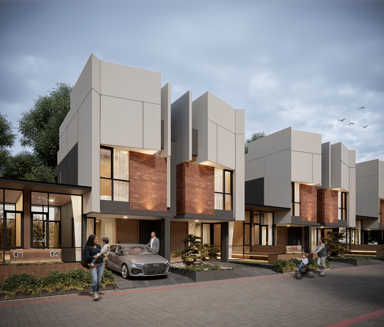Dijual rumah cluster di Park Spring Gading, Sukapura, Cilincing
