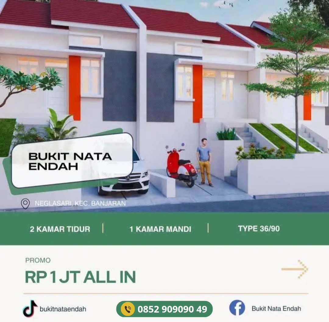 Rumah Asri Nuansa Villa di Bandung Selatan, DP All In 1 Juta Saj