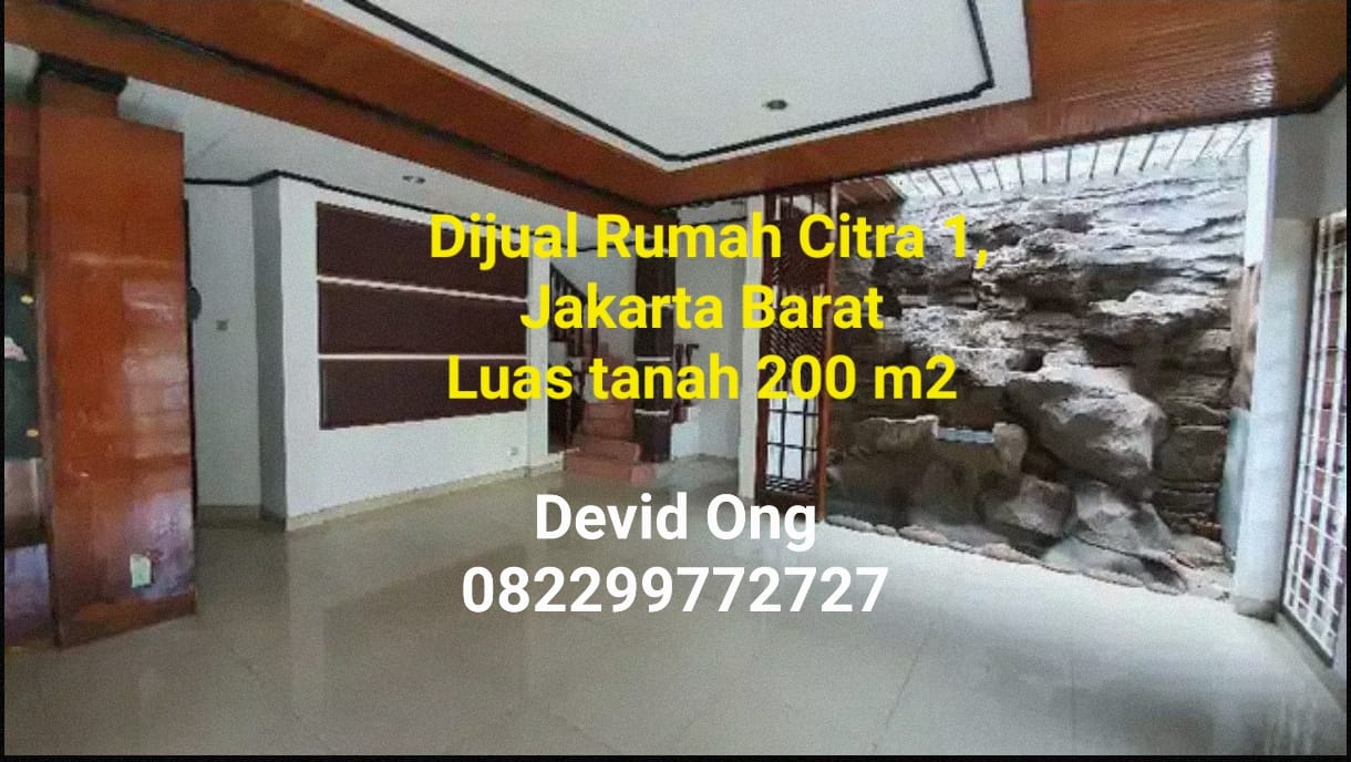 Dijual Rumah Citra 1 HARGA MURAH di Jakarta Barat