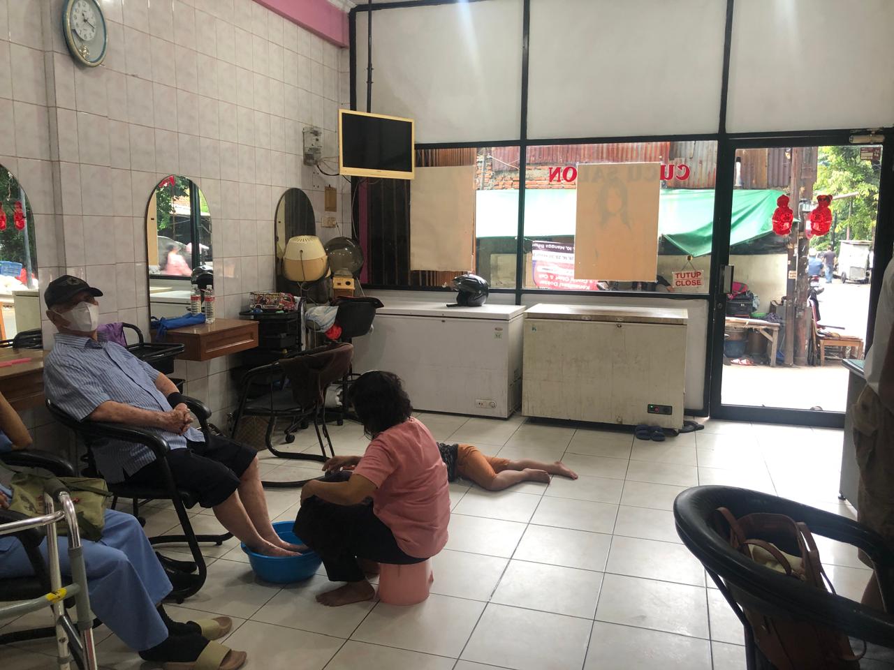 Dijual rumah bentuk ruko di Mangga Besar Jakarta Barat