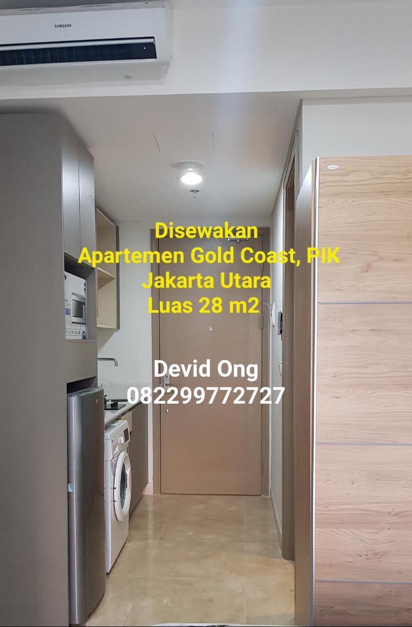 Disewakan Apartemen Gold Coast PIK, Jakarta Utara