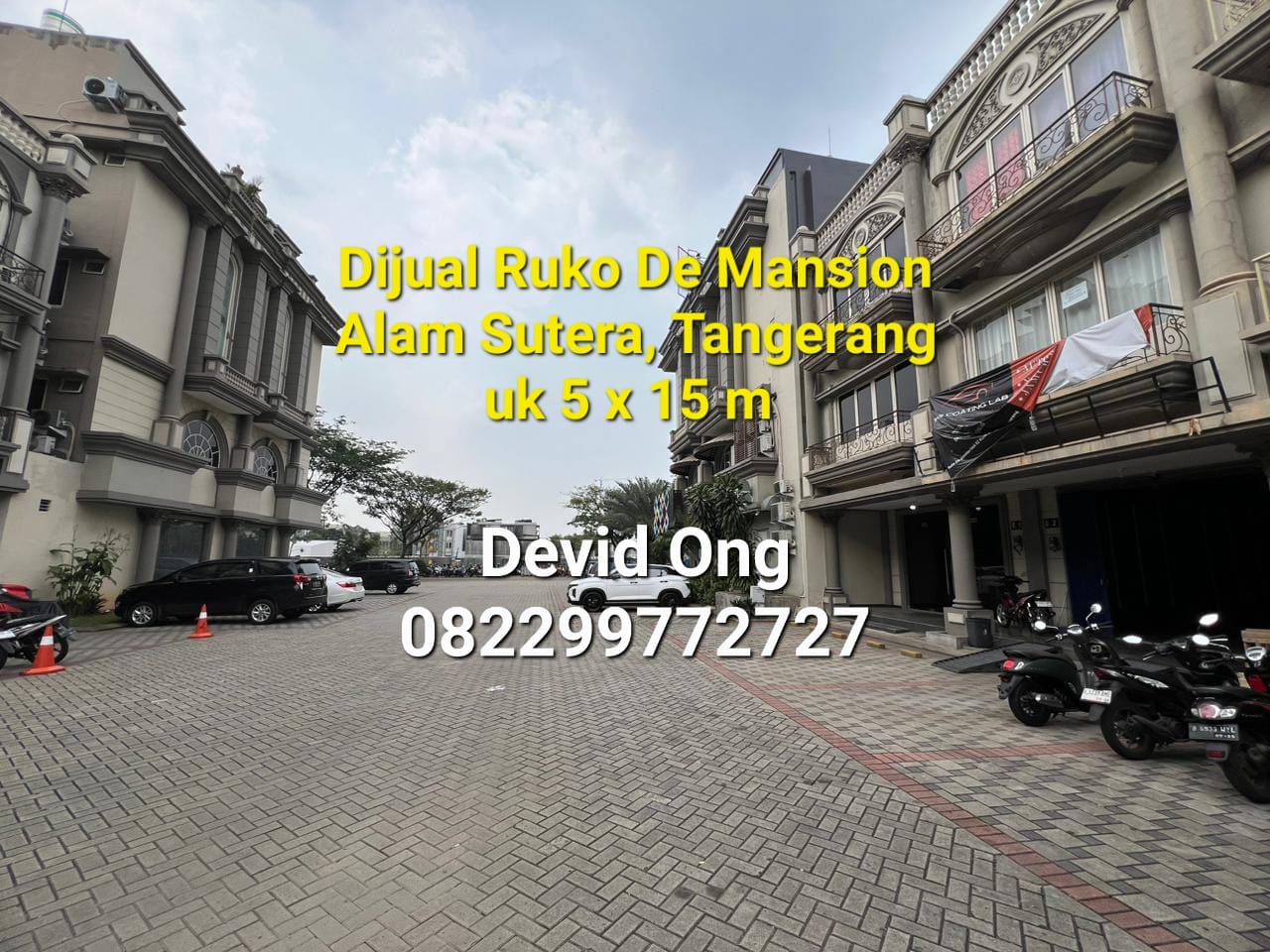 Dijual Ruko De Mansion Alam Sutera, Tangerang