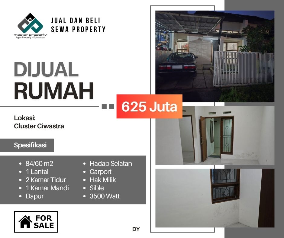 Dijual Rumah Asri di Cluster Ciwastra Margacinta Buahbatu