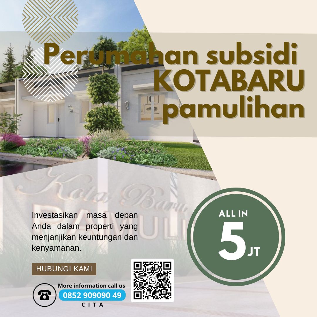 Perumahan subsidi KOTABARU PAMULIHAN SUMEDANG undian Freecicilan