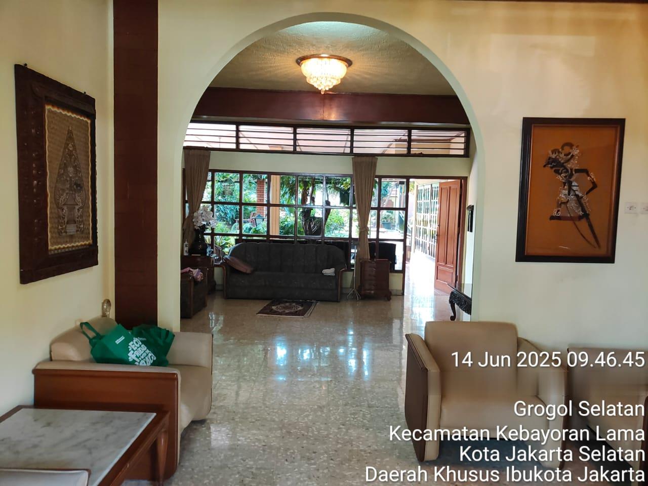 Dijual rumah Sekneg Cidodol, Grogol Selatan, Kebayoran Lama