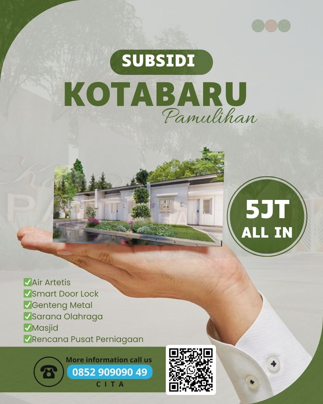 Perumahan subsidi KOTABARU PAMULIHAN SUMEDANG undian Dispenser