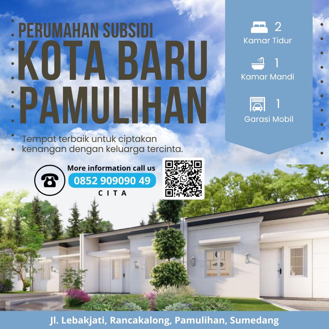 Perumahan subsidi KOTABARU PAMULIHAN SUMEDANG undian motor beat