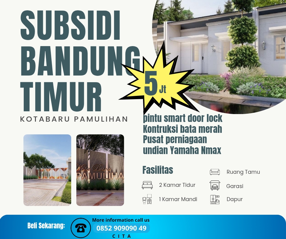Perumahan subsidi KOTABARU PAMULIHAN SUMEDANG undian Kulkas