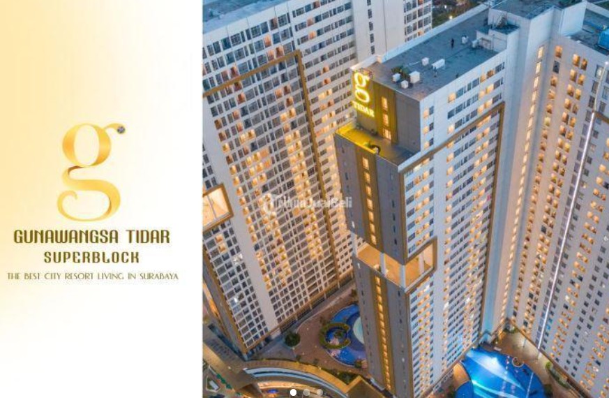 Apartemen Gunawangsa Tidar Bubutan Kedungdoro Tunjungan Furnish