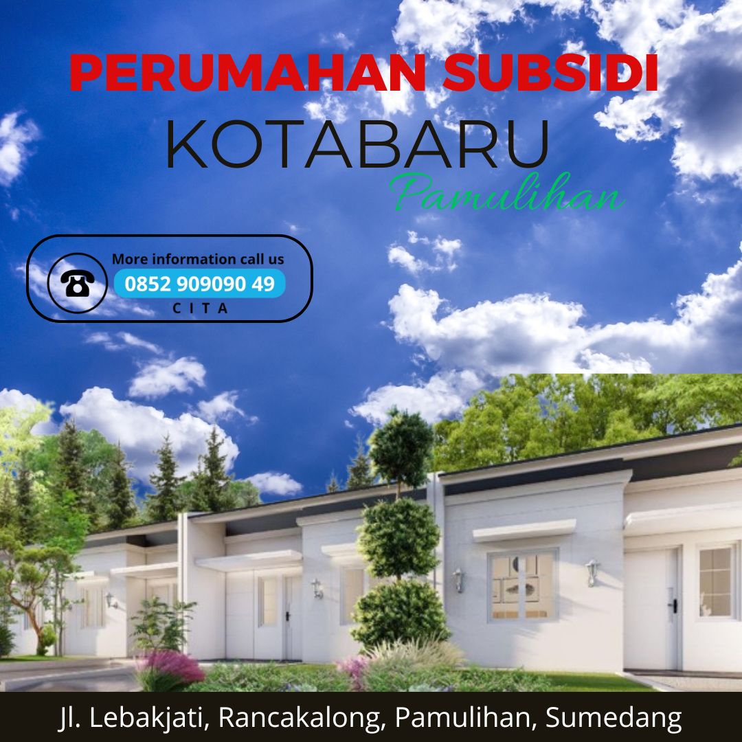 Perumahan subsidi KOTABARU PAMULIHAN SUMEDANG undian Mesin cuci