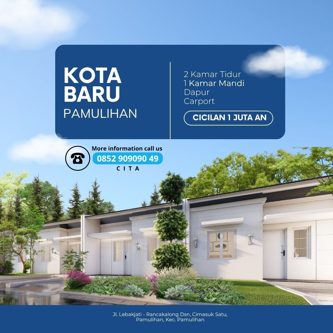 Cari Rumah Murah dengan Lapangan & Mesjid? Ini Pilihannya!