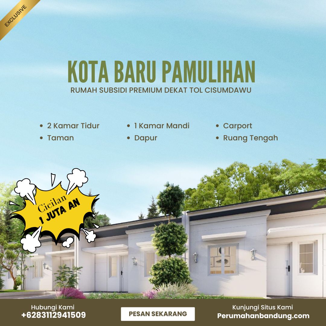 Kota Baru Pamulihan – Rumah Subsidi Modern di Bandung