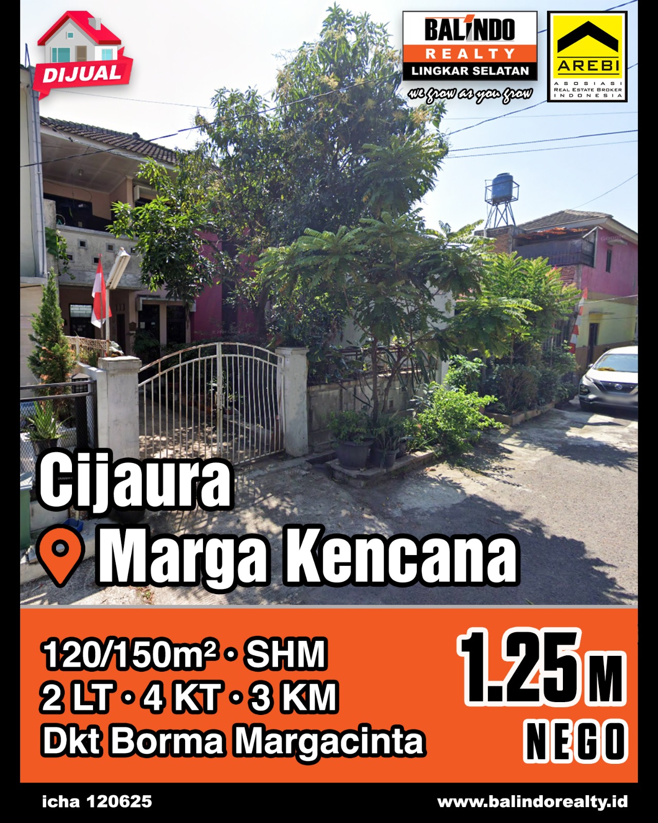 Dijual Rumah Siap Huni Dekat Pusat Kota di Marga Kencana